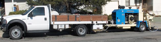 TRUCK AND PUMP